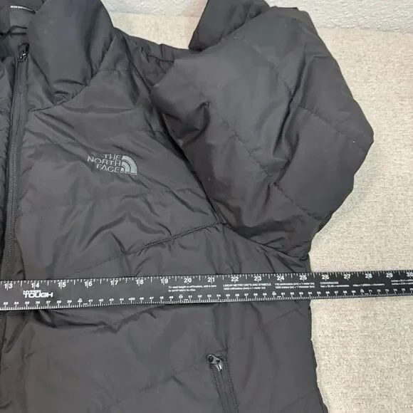 Women’s The North Face Grayish Black Puffer Jacket - Picture 4 of 9